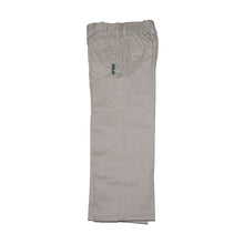 KHAKI PULL ON PANT WITH LOGO