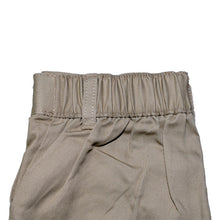 KHAKI PULL ON SHORT WITH LOGO